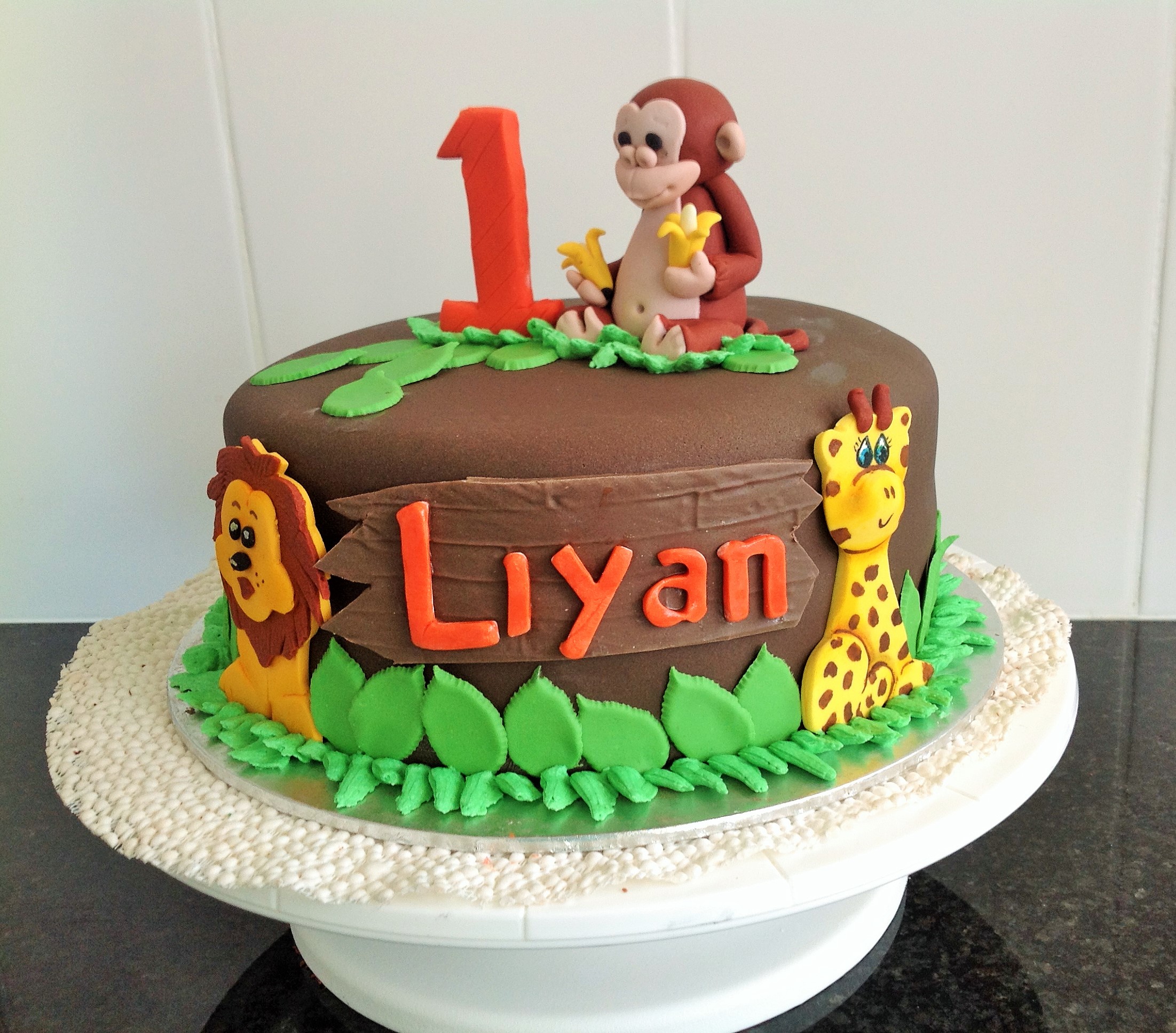 Jungle Birthday Cake