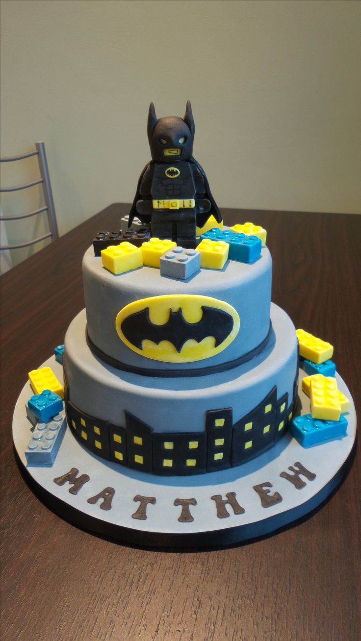 LEGO Batman Birthday Cake