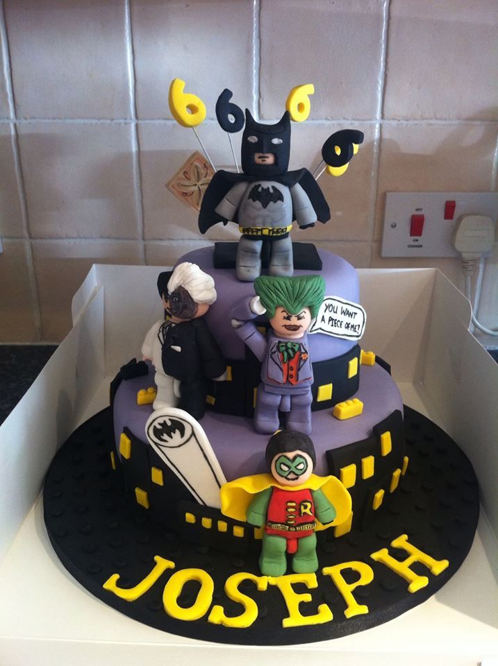 LEGO Batman Birthday Cake