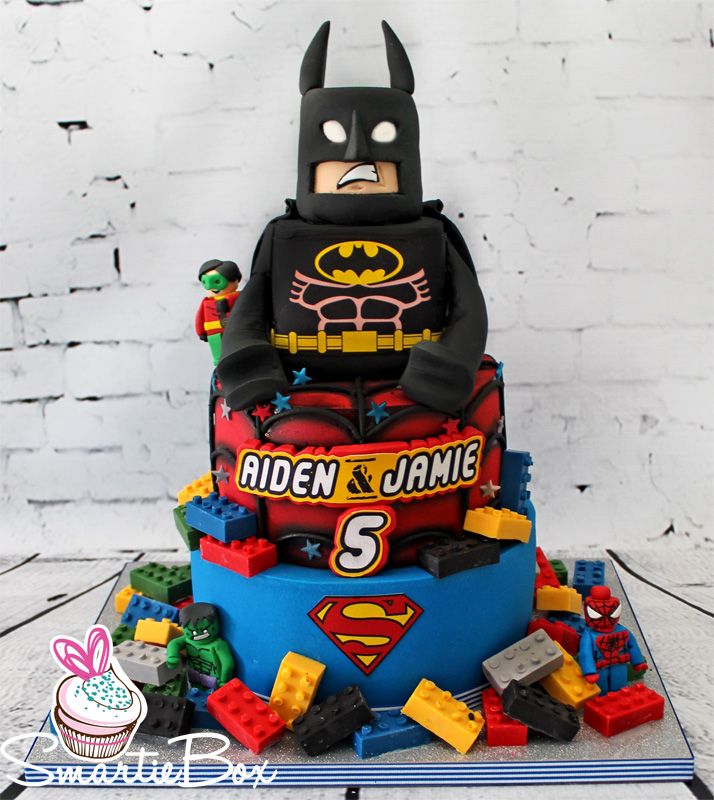 LEGO Batman Cake