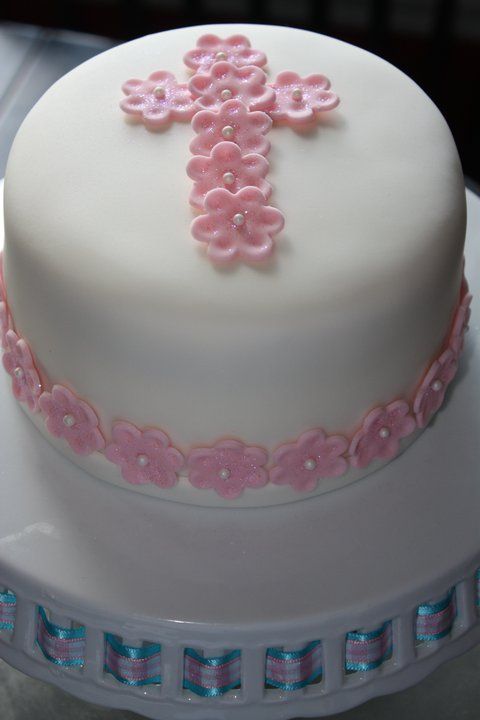 Little Girl Christening Cake