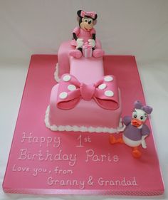 Minnie Mouse 1st Birthday Cake