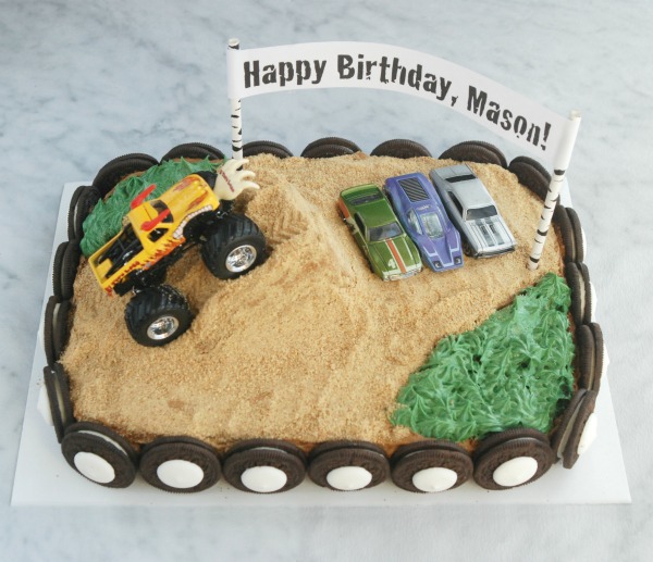 Monster Truck Birthday Cake