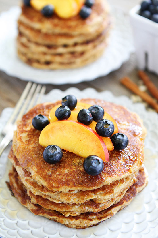 Oatmeal Cinnamon Pancakes Recipe