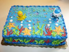 Octonauts Birthday Cake