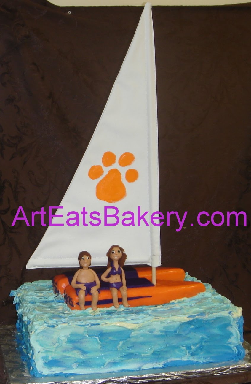 Orange and Purple Sheet Cakes