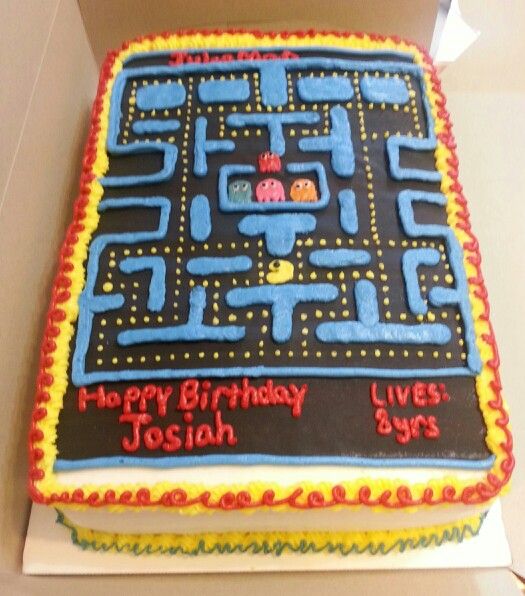 Pac Man Cake Sheet