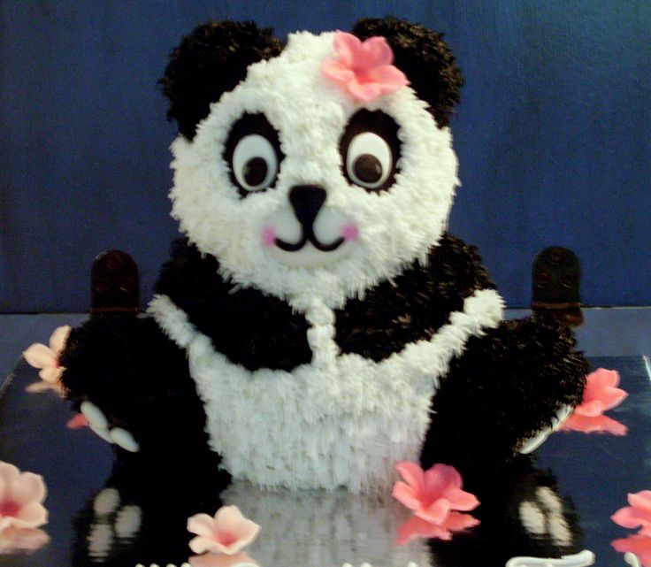 Panda Bear Birthday Cake