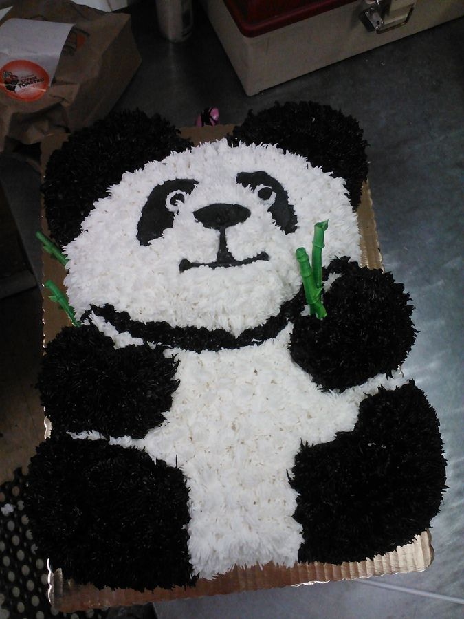 Panda Birthday Cake