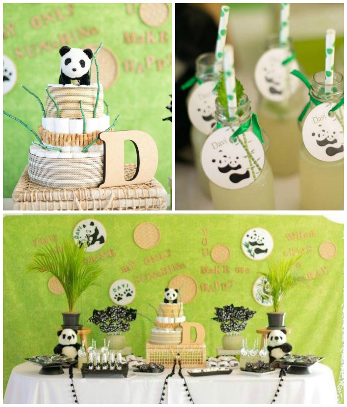 Panda Themed Baby Shower