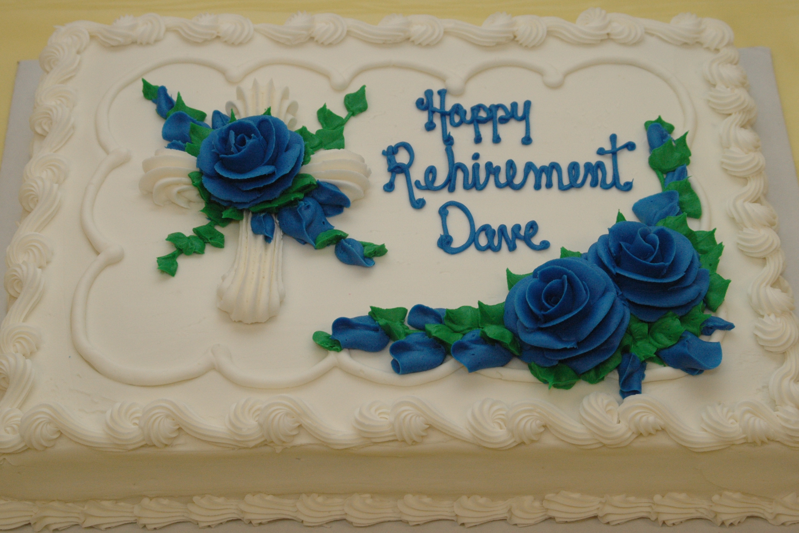 5 Photos of Church Retirement Cakes