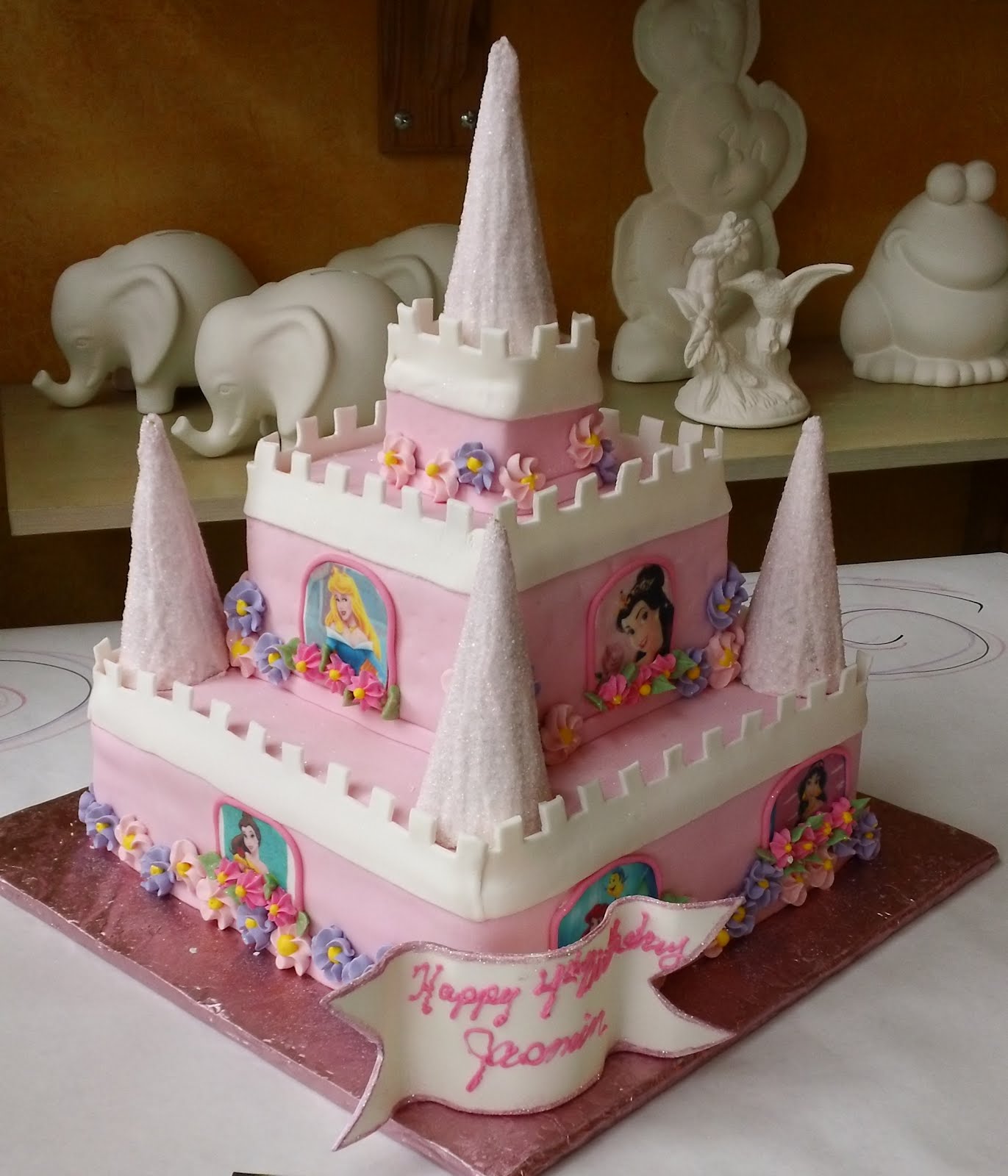 Princess Castle Cake