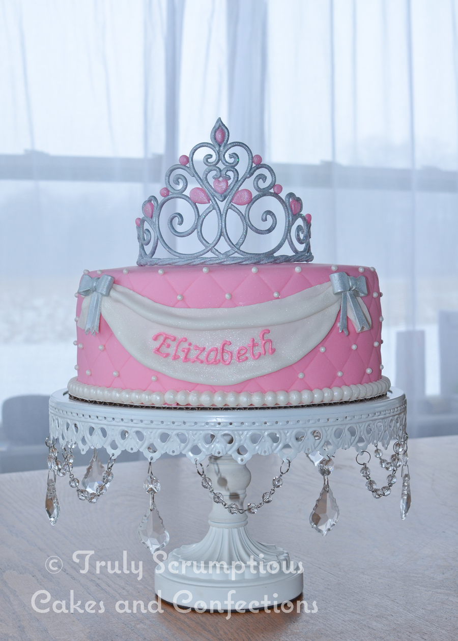 Princess Tiara Birthday Cake