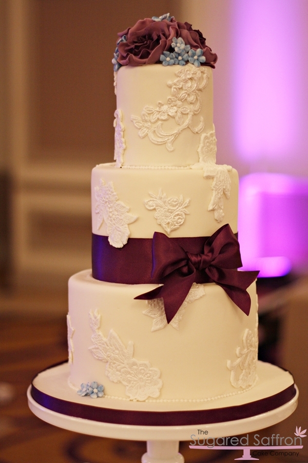 Purple Wedding Cake