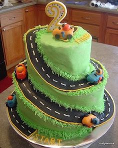 Race Car Birthday Cake