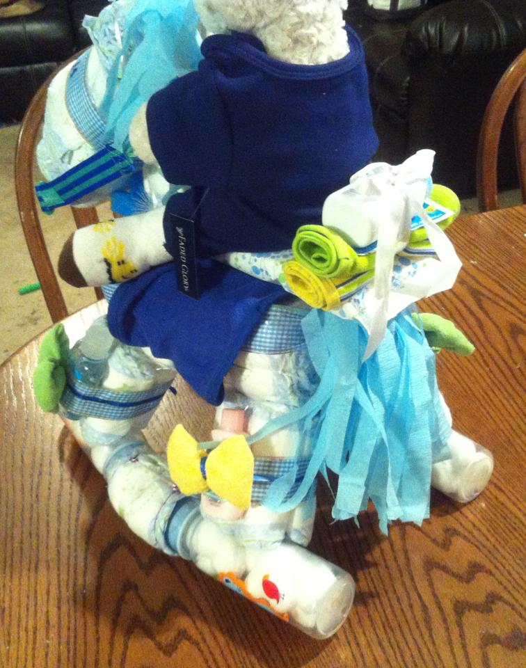 Rocking Horse Diaper Cake