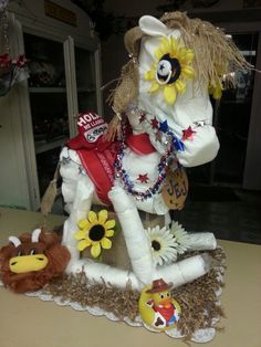 Rocking Horse Diaper Cake