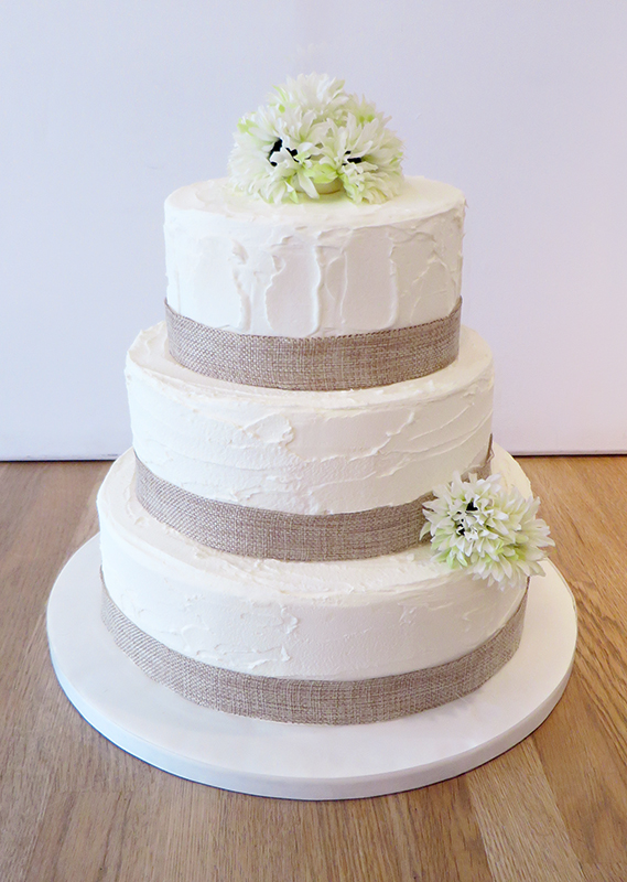 Rustic Buttercream Wedding Cake