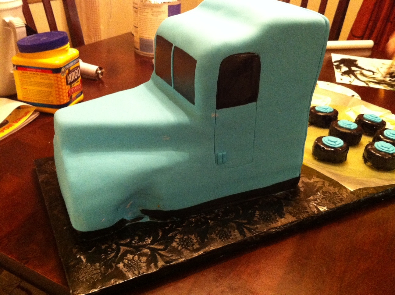 Semi Truck Cake