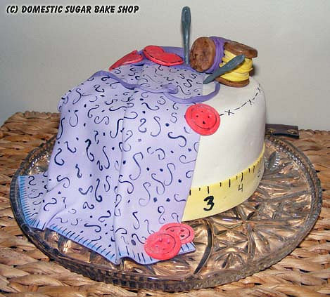 Sewing Themed Cake