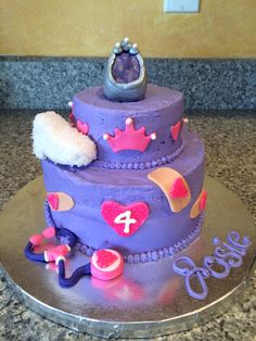 Sofia and Doc McStuffins Cake