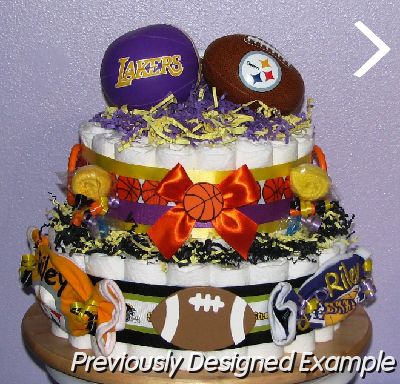 Steelers Diaper Cake