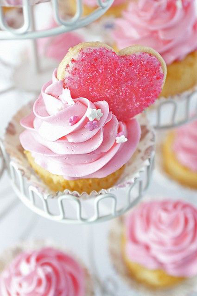 Valentine Cupcakes Pink