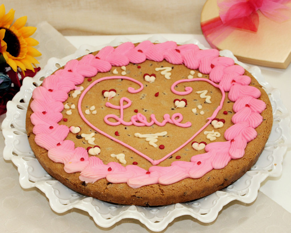 Valentine's Day Cookie Cake