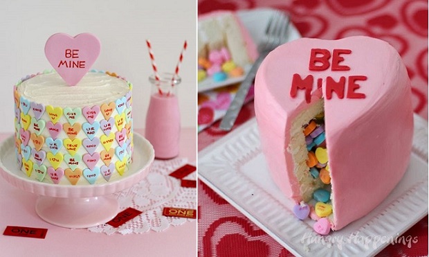 Valentine Sugar Cookie Cake