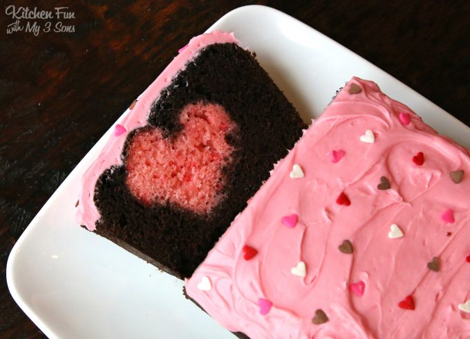 Valentine Surprise Cake