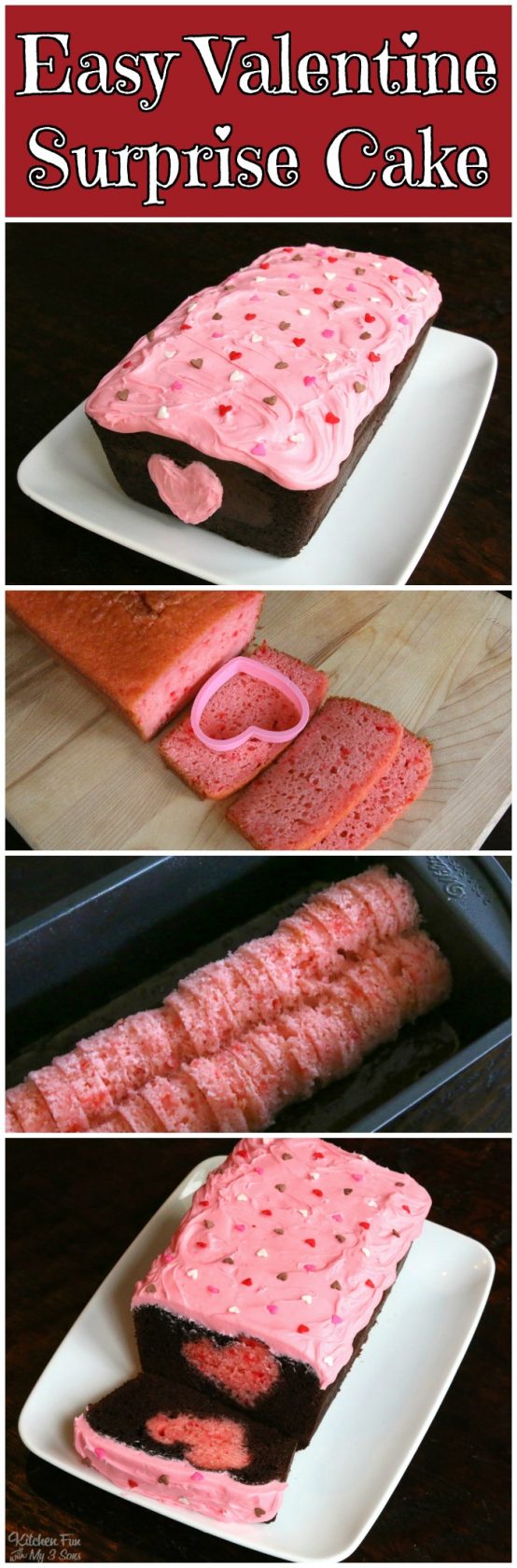 Valentine Surprise Chocolate Loaf Cake