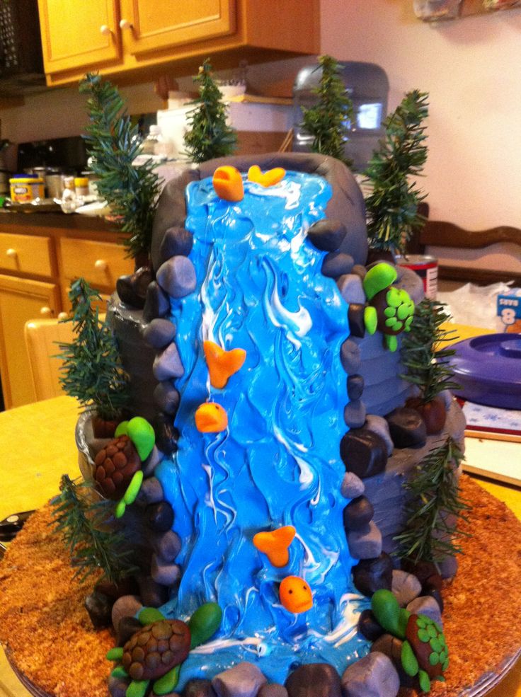 Waterfall Cake