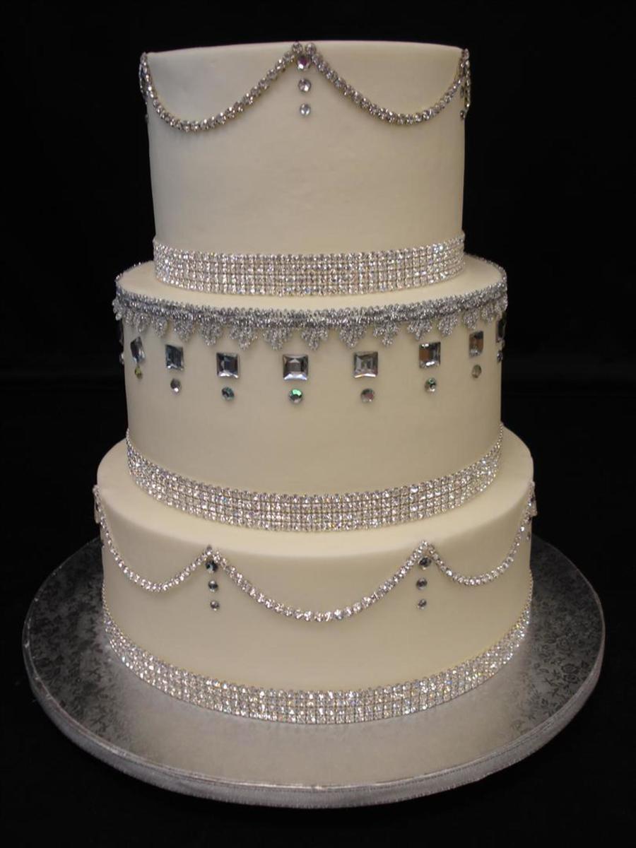 Wedding Cake with Bling