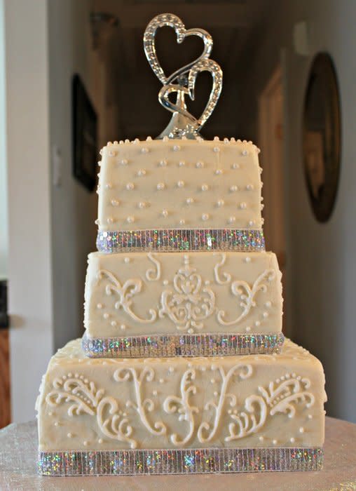 Wedding Cake with Bling