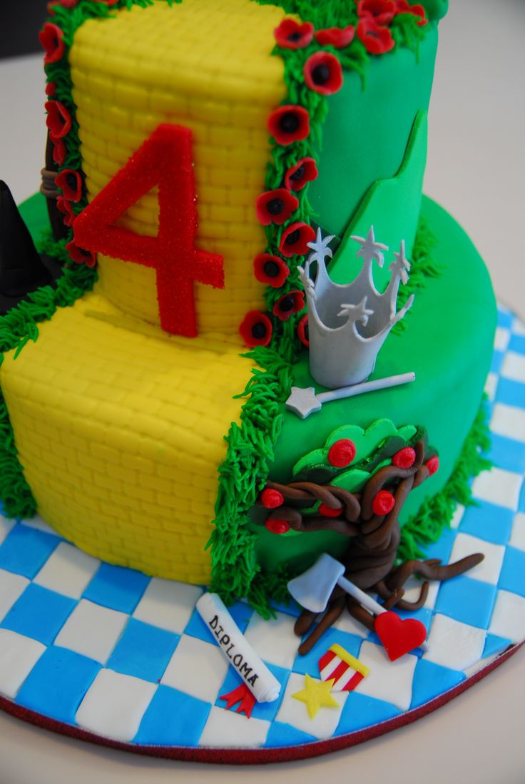 11 Wiz Of Oz Cakes Photo Wizard Of Oz Birthday Cake Ideas