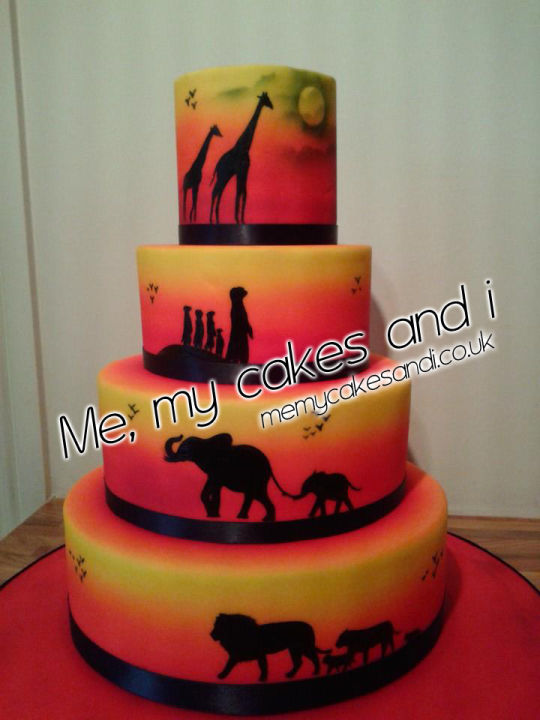 African Safari Birthday Cake