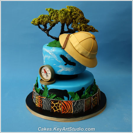 African Safari Birthday Cake