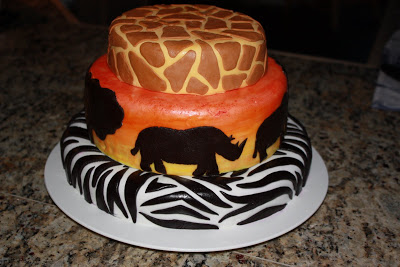 African Safari Birthday Cake