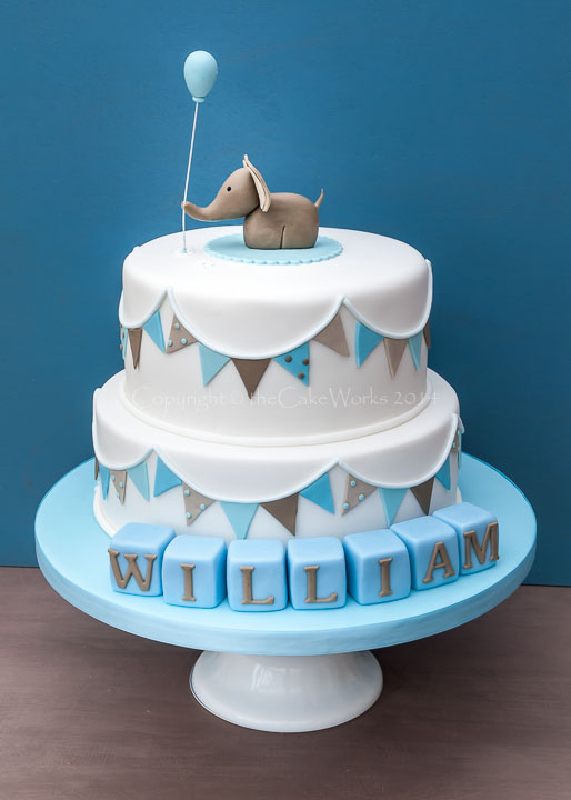 Baby Boy Christening Cake Designs