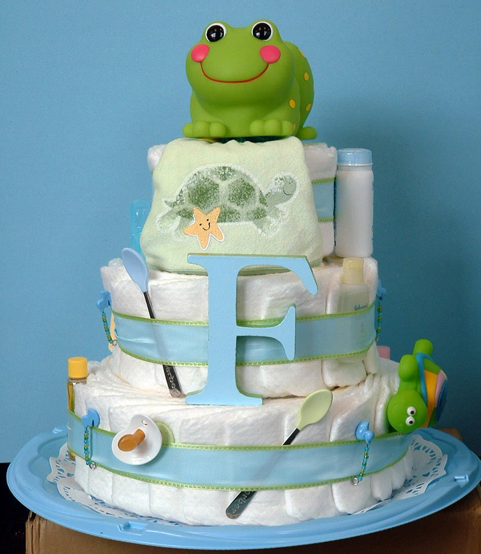 Baby Boy Diaper Cake