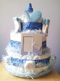 Baby Boy Pamper Cake