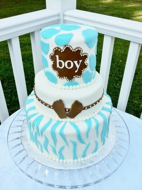 Baby Boy Shower Cake Decorating Ideas