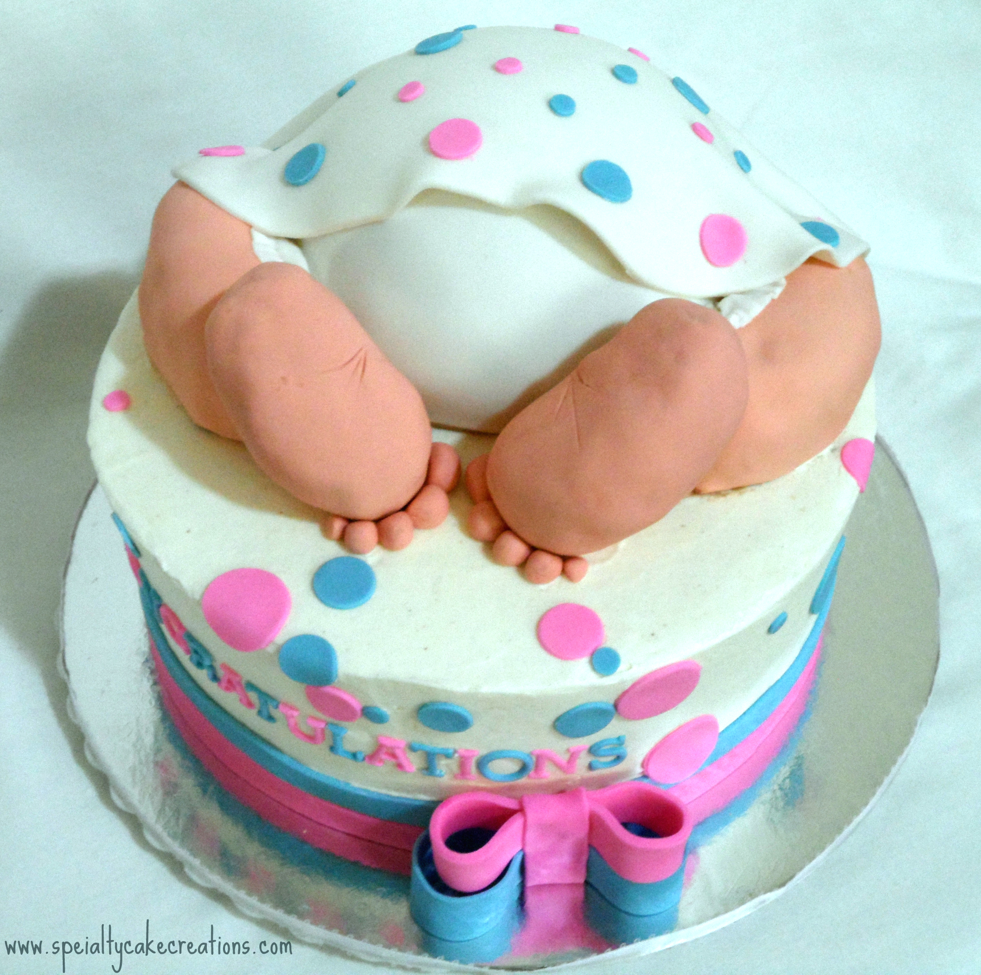 Baby Boy Shower Cake Girl