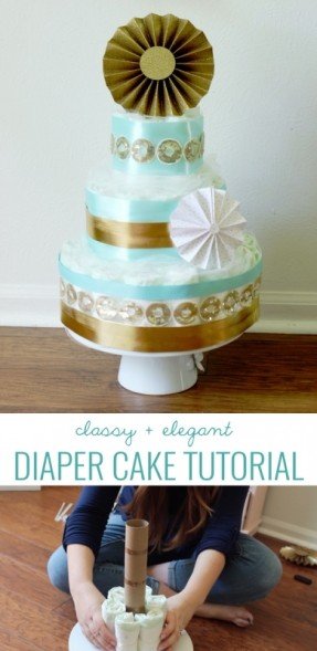 Baby Shower Diaper Cake