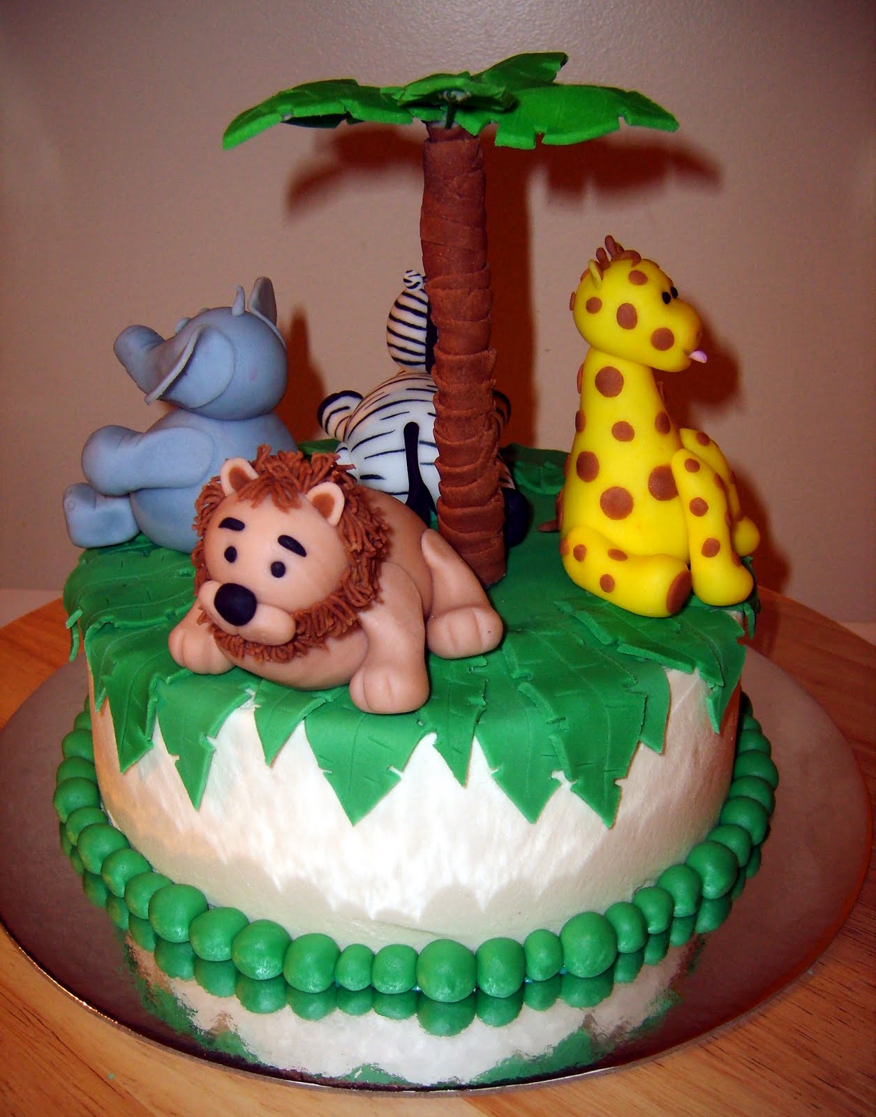 Baby Shower Jungle Cake