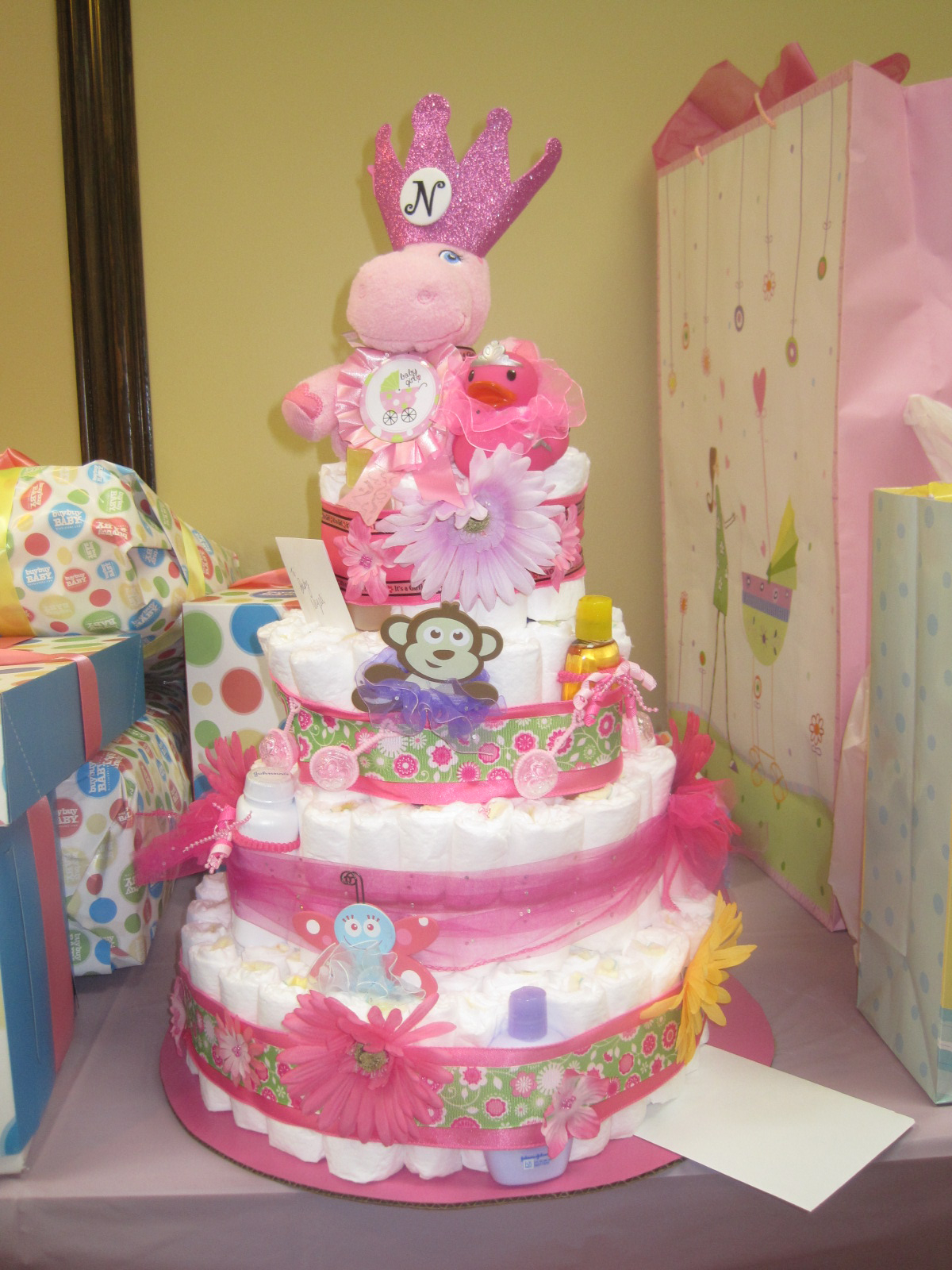 Baby Shower Pamper Cake Ideas