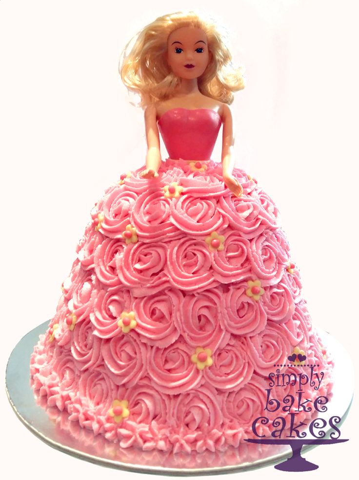 Barbie Doll Birthday Cake