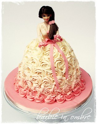 Barbie Doll Cake Buttercream