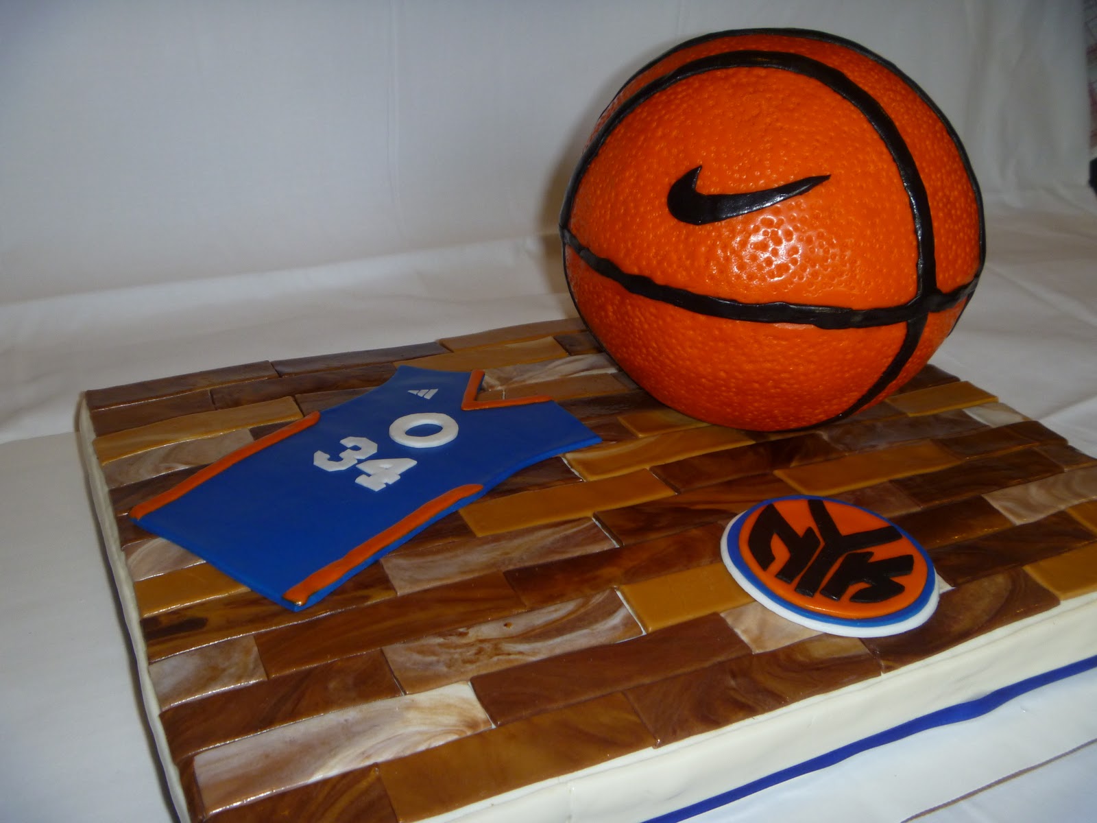 Basketball Court Cake