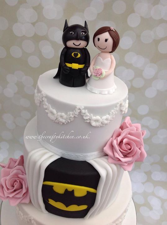 11 Batman Theme Wedding Cakes Photo Half Batman Wedding Cake